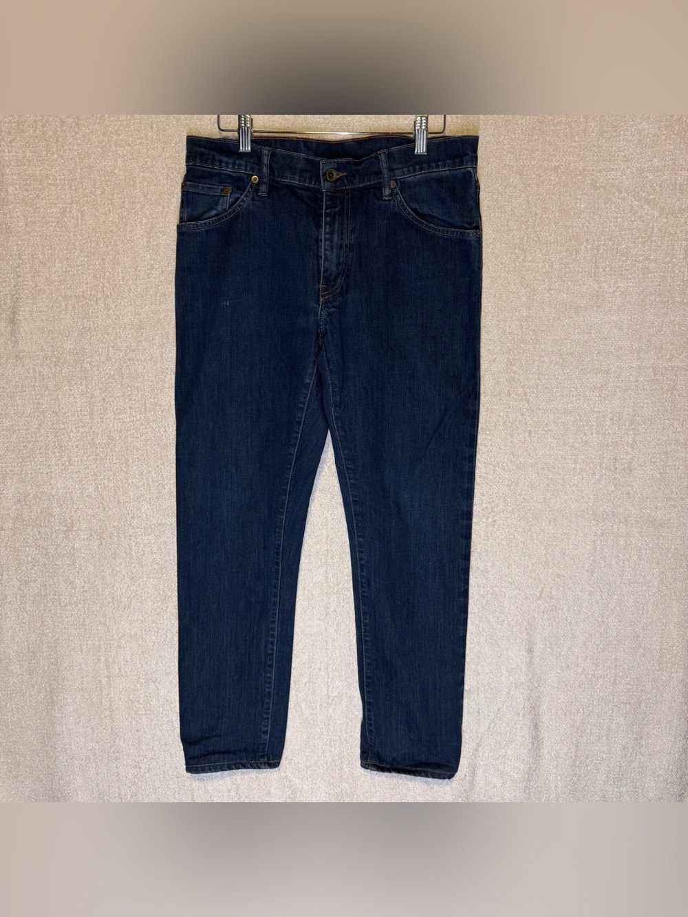 Raleigh Denim Martin Men's Jeans 31 Handcrafted NC USA Slim Taper Dark Blue